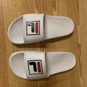 Fila White Sandals Men Size 7-8